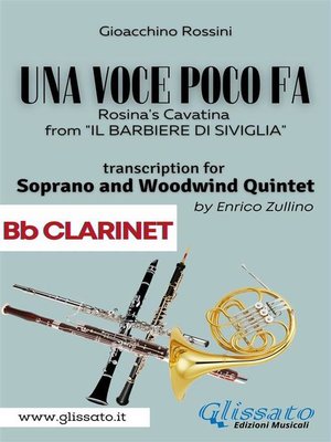 cover image of (Bb Clarinet part) Una voce poco fa--Soprano & Woodwind Quintet